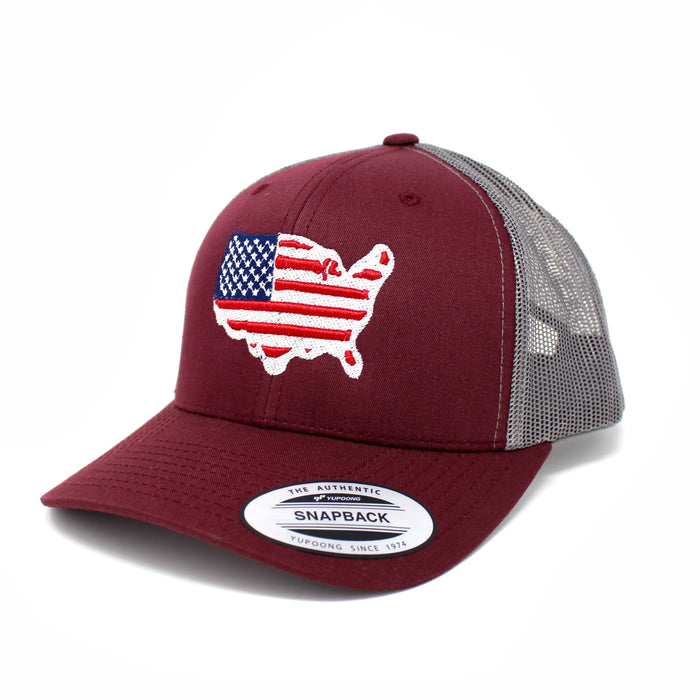 U.S.A. Embroidered Trucker Hat