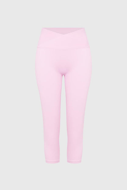 V-Waist Scrunch Capri Legging