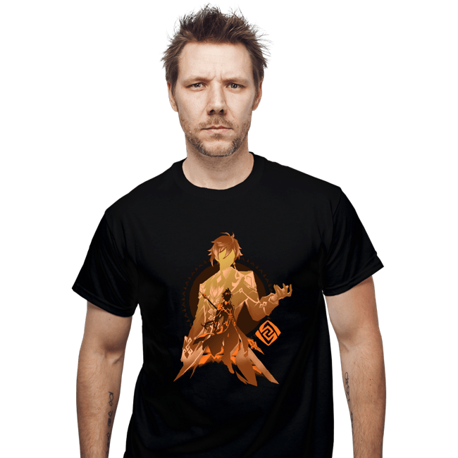 Shirts T-Shirts, Unisex / Small / Black Vago Mundo Zhongli