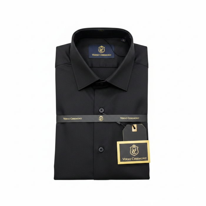 Verso Ceremony Black Shirt - White Background