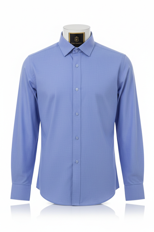 Verso Ceremony Blue Shirt - Full Length