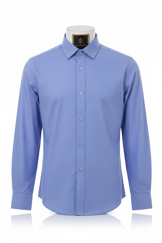 Verso Ceremony Blue Shirt - Full Length
