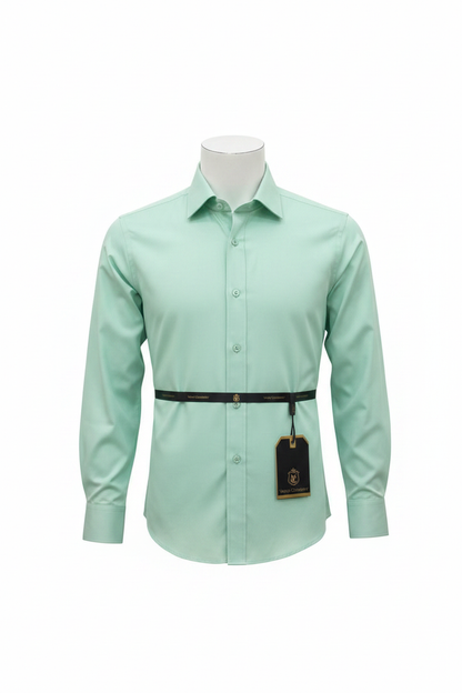 Verso Ceremony Mint Green Shirt - Full Length