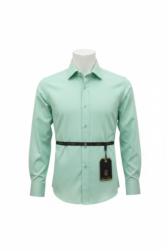 Verso Ceremony Mint Green Shirt - Full Length
