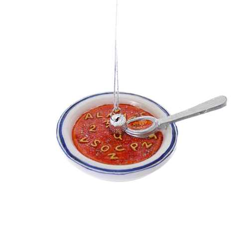 Very Merry Alphabet Soup Ornament