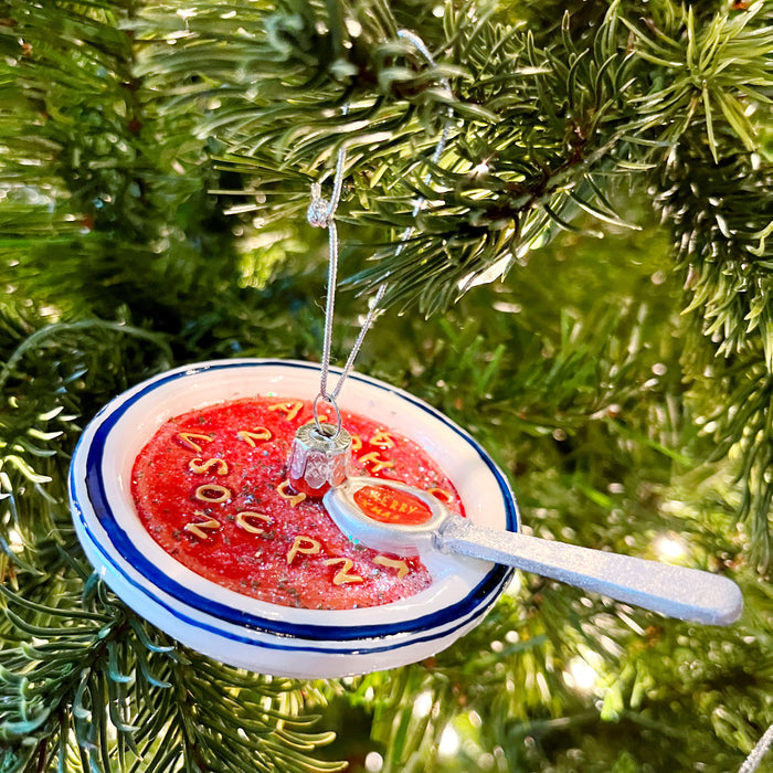 Very Merry Alphabet Soup Ornament