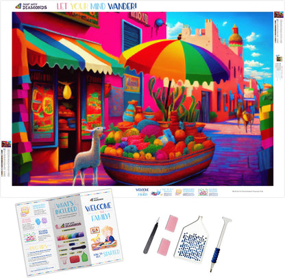 Vibrant Mexican Market