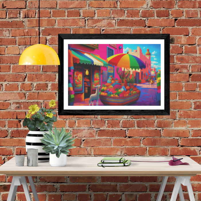 Vibrant Mexican Market