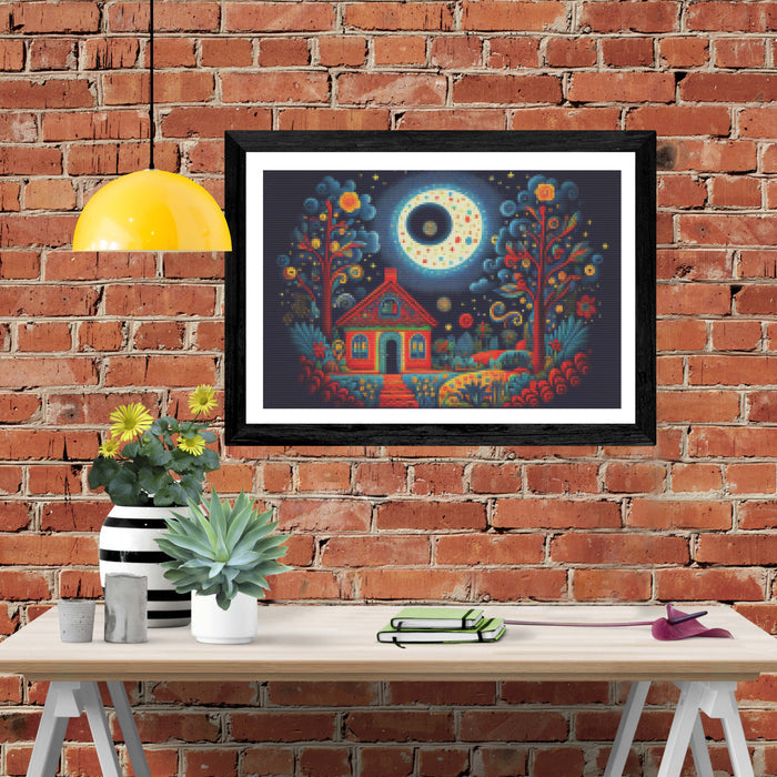 Vibrant Starry Night Folklore