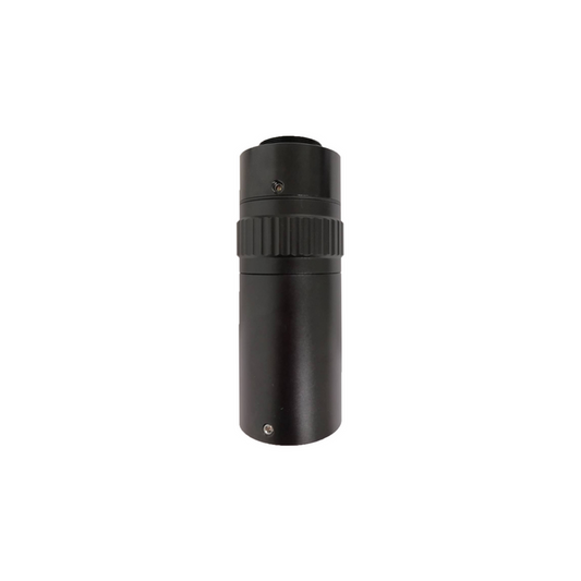 Video Zoom Lens Compatible Adjustable 2X Coupler, SKU MZ37016171, three quarter front view