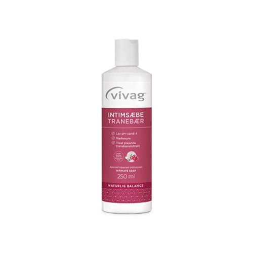 Vivag - Intimsæbe Tranebær -  250 ml.