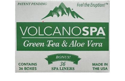 Volcano Pedicure Spa 6 Steps - Green Tea & Aloe Vera (36pcs/case)