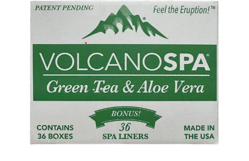 Volcano Pedicure Spa 6 Steps - Green Tea & Aloe Vera (36pcs/case)
