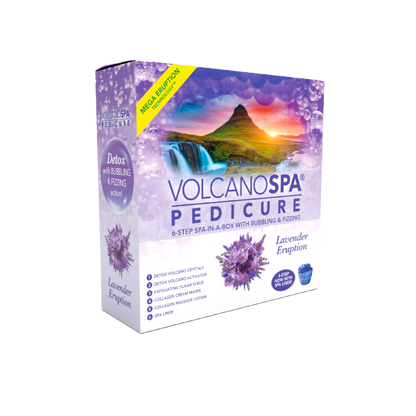 Volcano Pedicure Spa 6 Steps - Lavender Eruption (36packs)