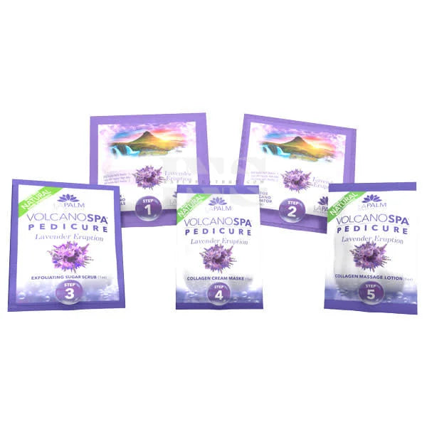 Volcano Pedicure Spa 6 Steps - Lavender Eruption