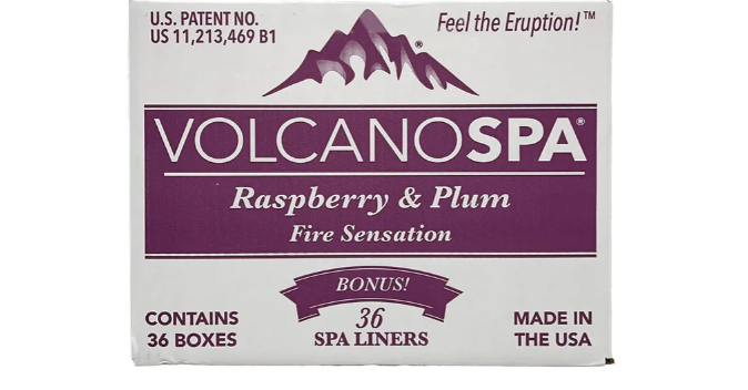 Volcano Pedicure Spa 6 Steps - Raspberry & Plum (36packs)
