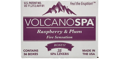 Volcano Pedicure Spa 6 Steps - Raspberry & Plum (36packs)