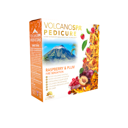 Volcano Pedicure Spa 6 Steps - Raspberry & Plum (36packs)