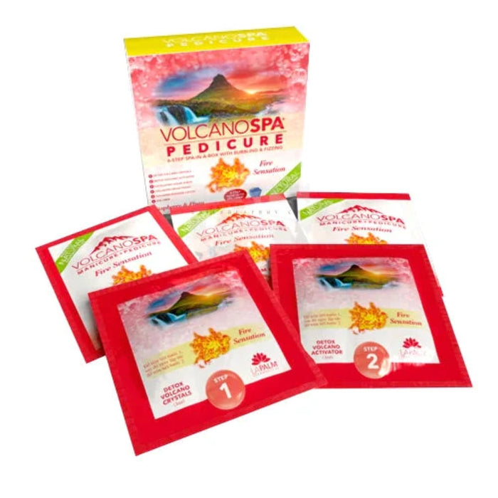 Volcano Pedicure Spa 6 Steps - Raspberry & Plum (36packs)