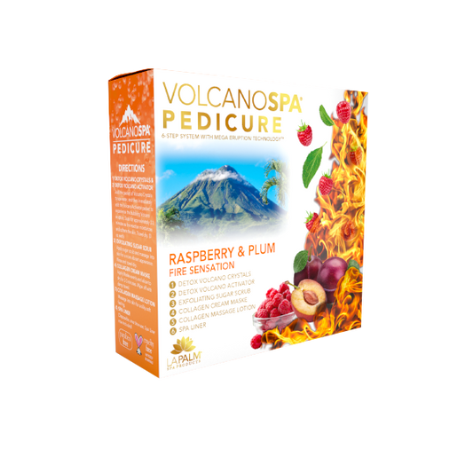 Volcano Pedicure Spa 6 Steps - Raspberry & Plum