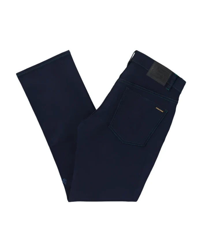 Volcom - Solver Modern Fit Jeans (Blue Rinse)