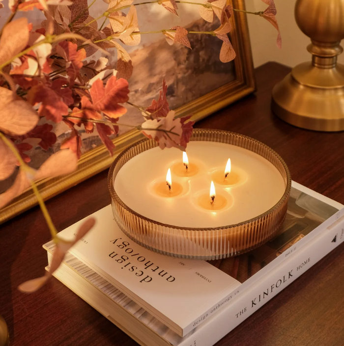 Votivo Holiday Candle Multi Wick Velvet Rouge Candles in at Wrapsody