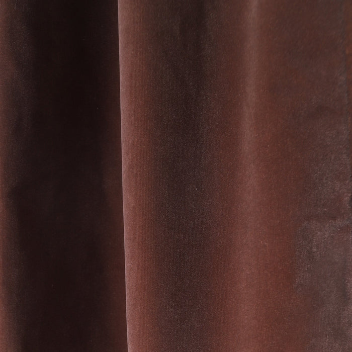 Walnut Velvet made-to-order velvet fabric in warm brown tones, crafted in the USA with quick turnaround and quality finish