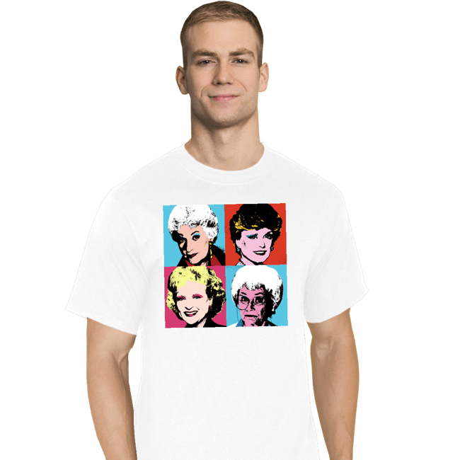 Secret_Shirts T-Shirts, Tall / Large / White Warhol Golden Girls