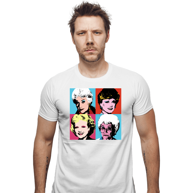 Secret_Shirts Fitted Shirts, Mens / Small / White Warhol Golden Girls