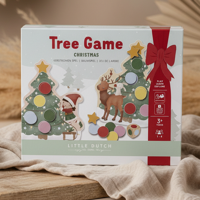 Weihnachtsbaum-Spiel für Kinder – Brettspiel ab 3 Jahren