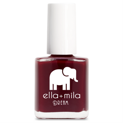 Wicked Red deep burgundy red nail polish bottle – ella+mila Dream