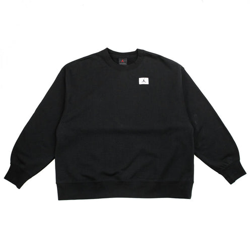 WMNS Jordan Essentials Fleece Pullover Crew (Black)