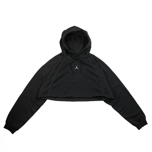 WMNS Jordan Sport Crop Hoodie (Black/Stealth)
