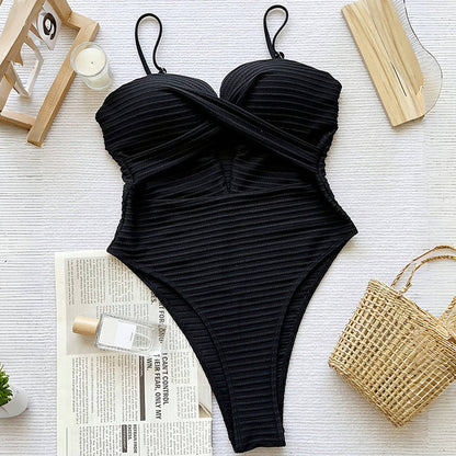 Womens Modest Sun-protective One-piece Swimsuit