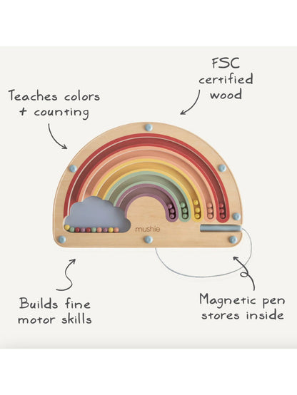 Wooden Magnetic Rainbow Maze