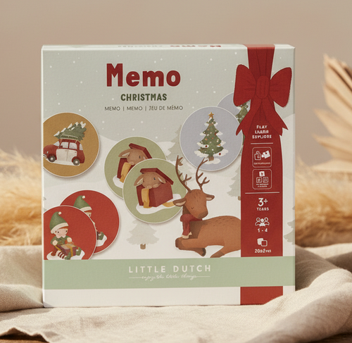 Little Dutch X-MAS Gedächtnisspiel mit winterlichen Motivkarten