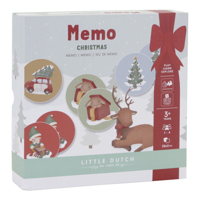 Weihnachts-Memory X-MAS von Little Dutch ab 3 Jahren