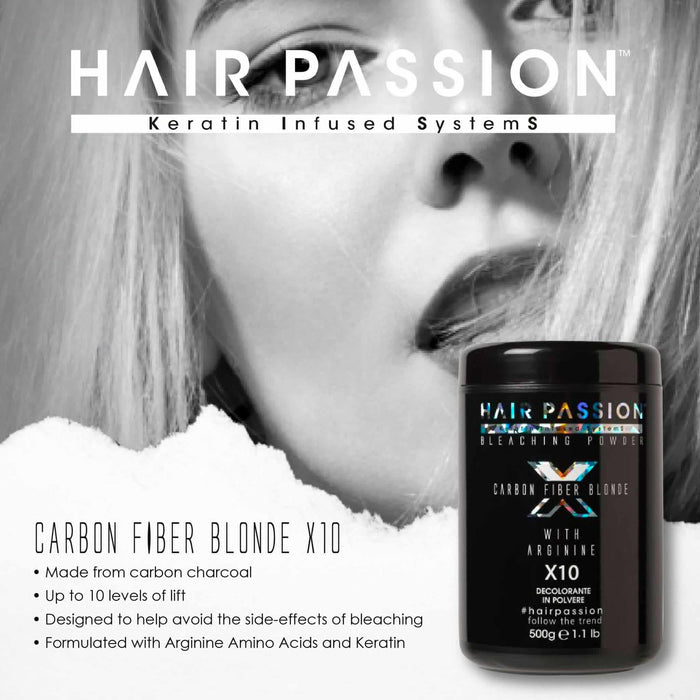 X10 Carbon Fiber Blonde 1.1lb/500g.