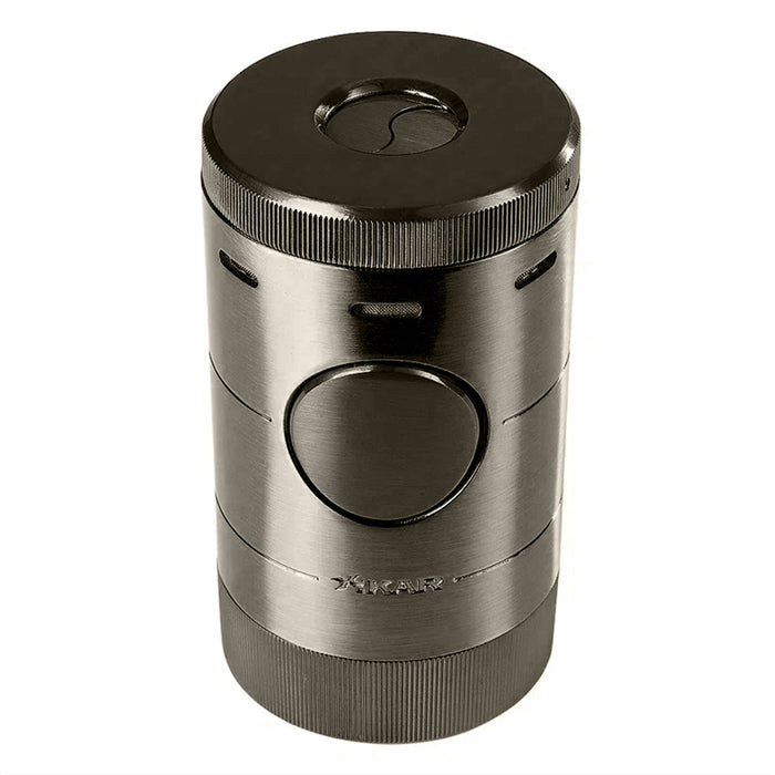Xikar Volta Quad-Jet Gunmetal Tabletop Lighter