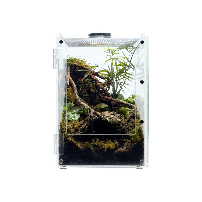 YKL38B-1 HerpCult Acrylic Enclosure Front-Opening Small  8"x8"x12" 3.3 Gallon:Jungle Bob's Reptile World