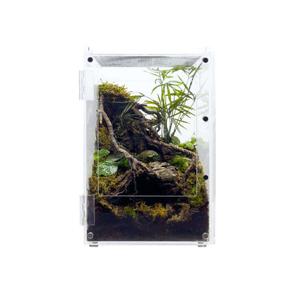 YKL38B-1 HerpCult Acrylic Enclosure Front-Opening Small  8"x8"x12" 3.3 Gallon:Jungle Bob's Reptile World