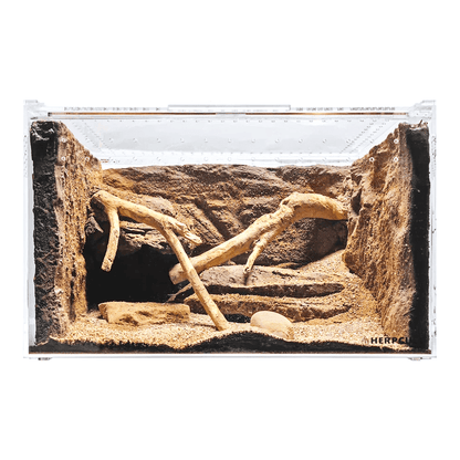 YKL50B HerpCult Acrylic Enclosure XLarge Clear Top 12" x16" x10":Jungle Bob's Reptile World