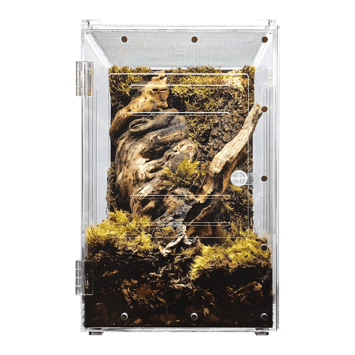 YKL80B-1 HerpCult Acrylic Enclosure Screen Top Large 10"x10"x16" 7 Gallon- STORE PICK UP ONLY:Jungle Bob's Reptile World