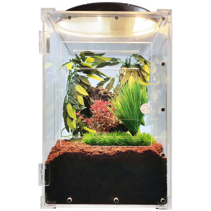 YKL80B Herp Cult Acrylic Enclosure Screen Top Large 10"x10"x16" 7 Gallon: Jungle Bobs Reptile World