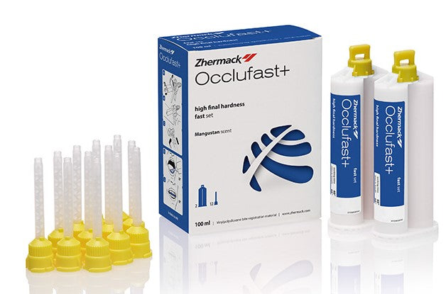 Zhermack Occlufast Rock Bite Registration Material 2 × 50 mL