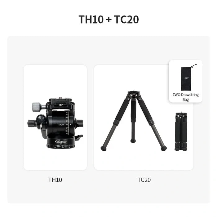ZWO TC20 Carbon Fiber Tripod for Seestar Smart Telescopes
